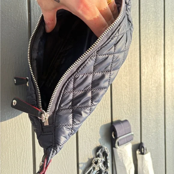MZ Wallace Quilted Blue Crossbody Bag - Picture 11 of 11